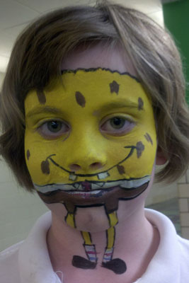 spongebob Face Painting  Face painting, Face painting halloween, Face  painting designs